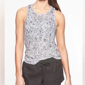 Athleta Breezy Printed Cutout Tank